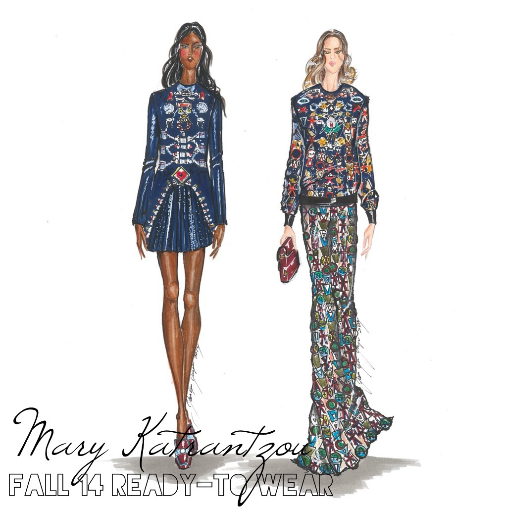 Mary Katrantzou by Sketchnstyle