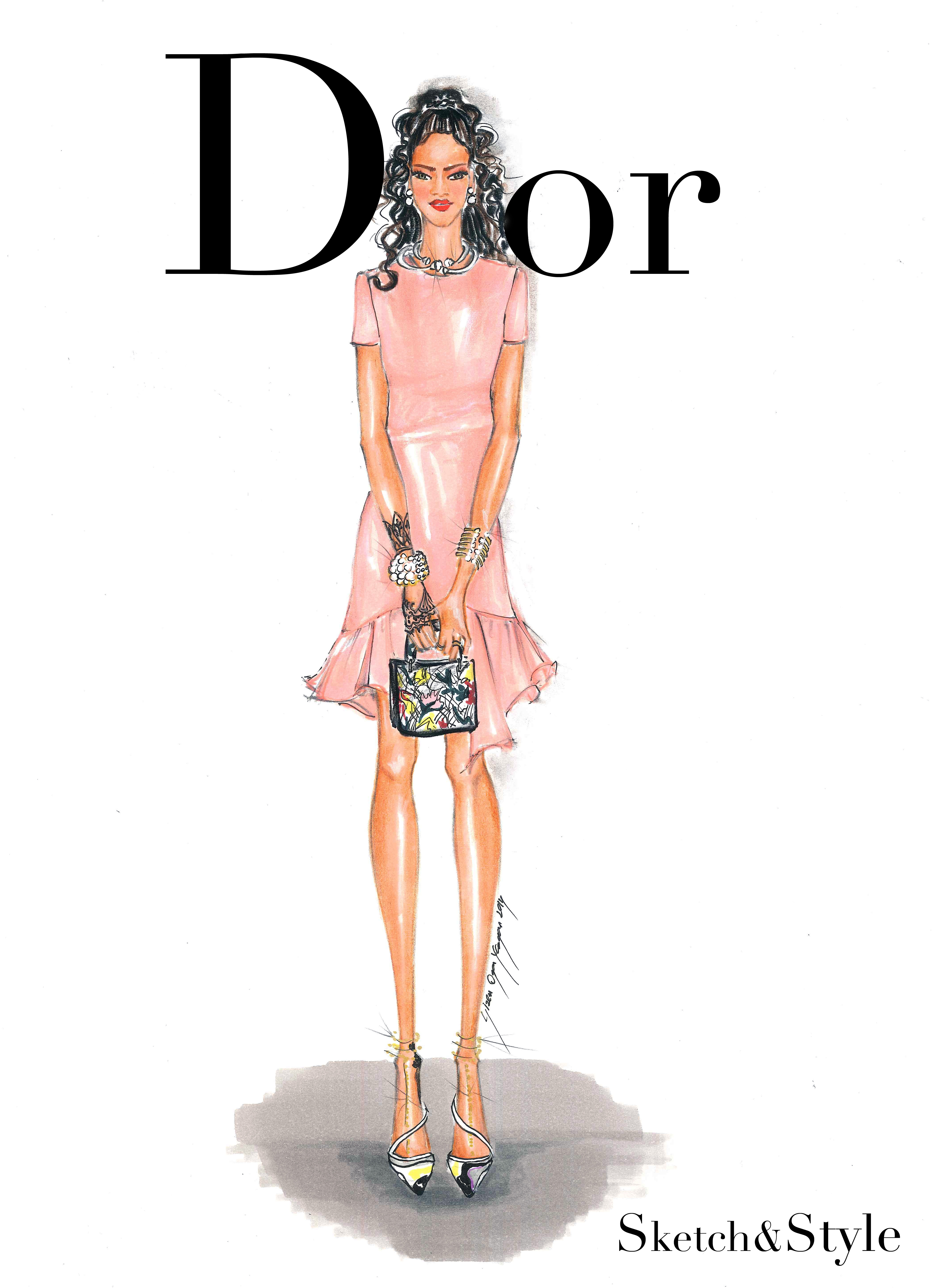 Rihanna at Dior Resort 2015