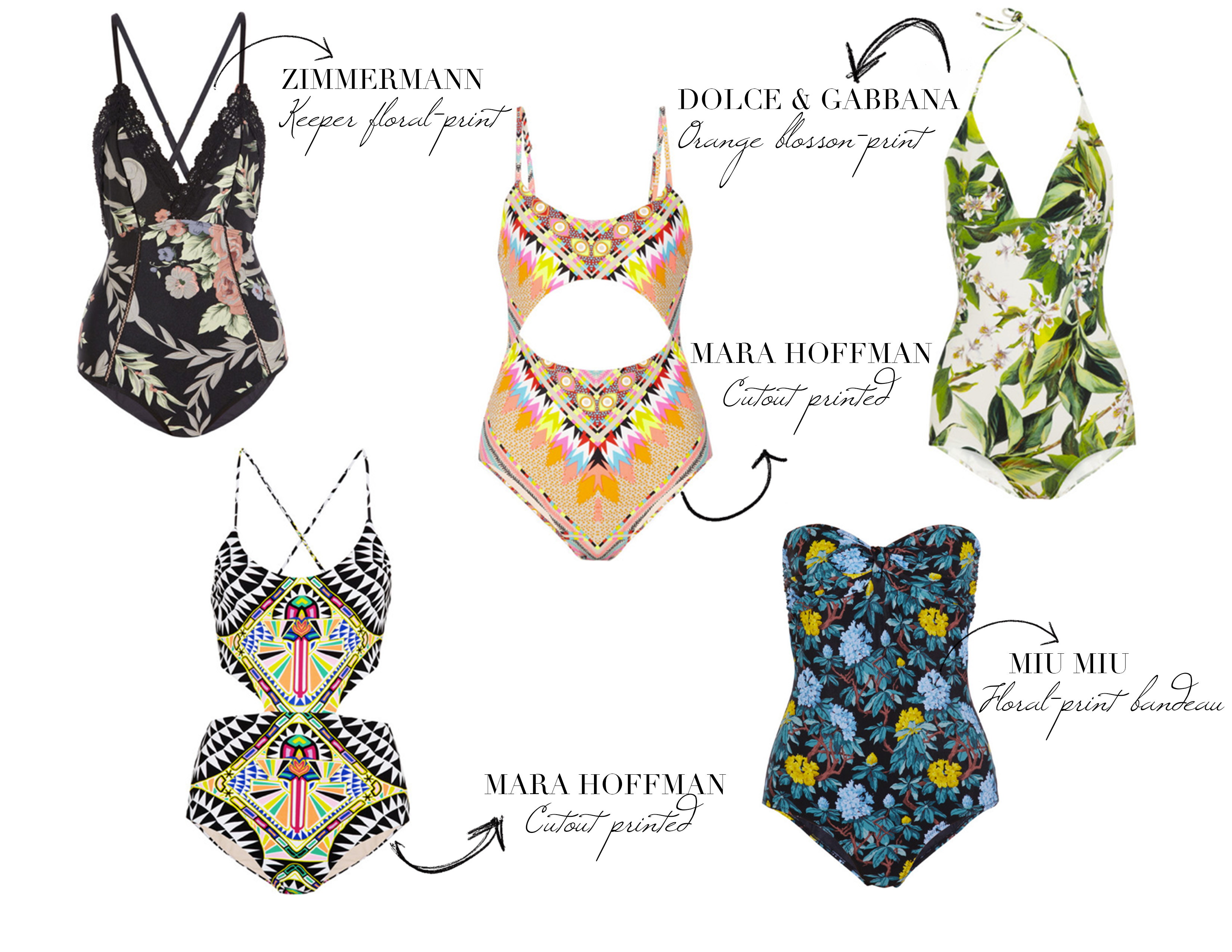 The Best Printed Swimsuit | Sketch&Style